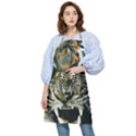 Angry Tiger Animal Broken Glasses Pocket Apron View1