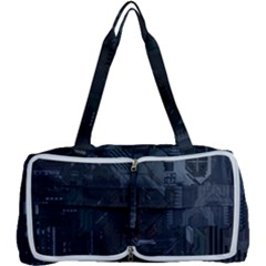 Abstract Tech Computer Motherboard Technology Multi Function Bag by Cemarart