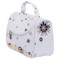 Golden-snowflake Satchel Handbag by saad11