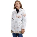 Golden-snowflake Kids  Hooded Longline Puffer Jacket View3