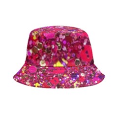 Pink Glitter, Cute, Girly, Glitter, Pink, Purple, Sparkle Inside Out Bucket Hat by nateshop