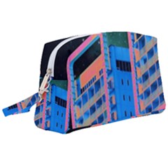 Fantasy City Architecture Building Cityscape Wristlet Pouch Bag (large) by Cemarart