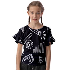 Knowledge Drawing Education Science Kids  Cut Out Flutter Sleeves by Proyonanggan