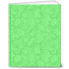 Green-2 8  X 10  Hardcover Notebook by nateshop