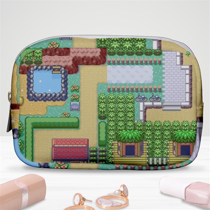 Pixel Map Game Make Up Pouch (Small)