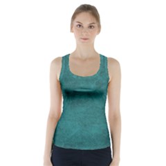 Background Green Racer Back Sports Top by nateshop