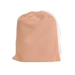 Peach Fuzz 2024 Drawstring Pouch (xl) by dressshop