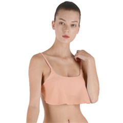 Peach Fuzz 2024 Layered Top Bikini Top  by dressshop