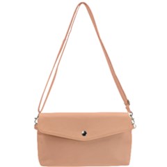 Peach Fuzz 2024 Removable Strap Clutch Bag by dressshop