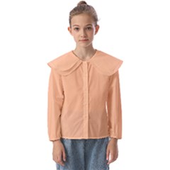 Peach Fuzz 2024 Kids  Peter Pan Collar Blouse by dressshop