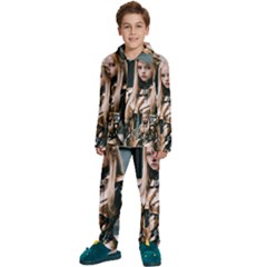 Img 20240116 154225 Kids  Long Sleeve Velvet Pajamas Set by Don007