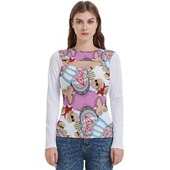 Imfd Trx Women s Cut Out Long Sleeve T-shirt by imanmulyana