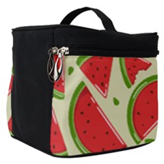 Cute Watermelon Seamless Pattern Make Up Travel Bag (small) by Grandong