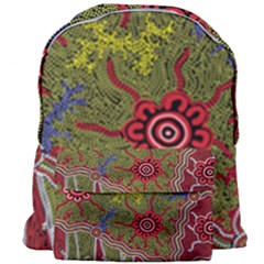 Authentic Aboriginal Art - Connections Giant Full Print Backpack by hogartharts