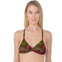 Authentic Aboriginal Art - Connections Reversible Tri Bikini Top View3