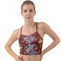 Authentic Aboriginal Art - Bushland Dreaming Mini Tank Bikini Top View1