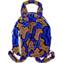 Authentic Aboriginal Art - Emu Dreaming Travel Backpack View2