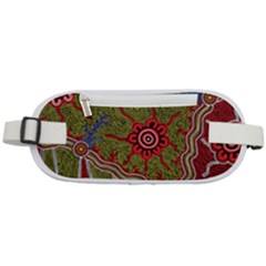 Authentic Aboriginal Art - Connections Rounded Waist Pouch by hogartharts