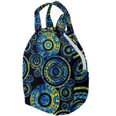 Authentic Aboriginal Art - Circles (paisley Art) Travel Backpack by hogartharts