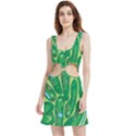 Golf Course Par Golf Course Green Velour Cutout Dress View1