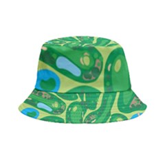 Golf Course Par Golf Course Green Inside Out Bucket Hat by Cemarart