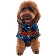 Gray Circuit Board Electronics Electronic Components Microprocessor Dog Coat by Cemarart