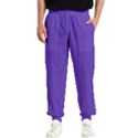 Ultra Violet Purple Men s Elastic Waist Pants View1