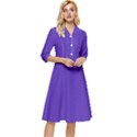 Ultra Violet Purple Classy Knee Length Dress View1