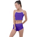 Ultra Violet Purple Summer Cropped Co-Ord Set View1