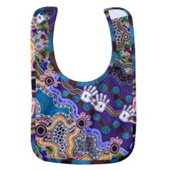 Authentic Aboriginal Art - Discovering Your Dreams Baby Bib by hogartharts