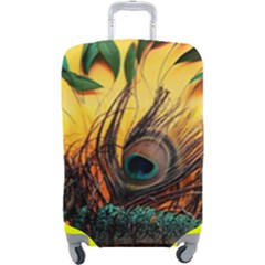 Art Paint Landscape Mountain Luggage Cover (large) by Cemarart