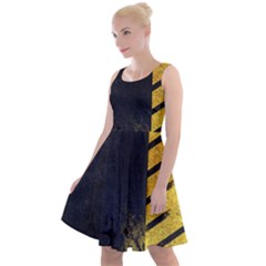  Knee Length Skater Dress by nateshop