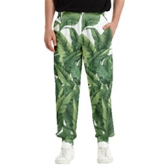 Tropical Leaves Men s Elastic Waist Pants by goljakoff