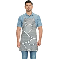 Authentic Aboriginal Art - Farm-lands3 Kitchen Apron by hogartharts