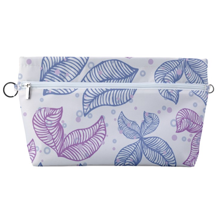 Leaves Line Art Background Handbag Organizer