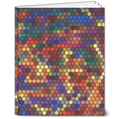 Hexagon Honeycomb Pattern 8  X 10  Softcover Notebook by Grandong