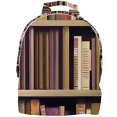 Books Bookshelves Office Fantasy Background Artwork Book Cover Apothecary Book Nook Literature Libra Mini Full Print Backpack by Grandong