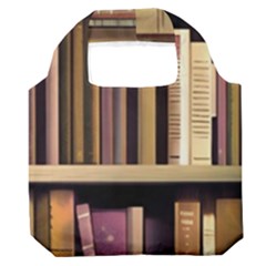 Books Bookshelves Office Fantasy Background Artwork Book Cover Apothecary Book Nook Literature Libra Premium Foldable Grocery Recycle Bag by Grandong