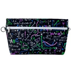 Math Linear Mathematics Education Circle Background Handbag Organizer by Apen