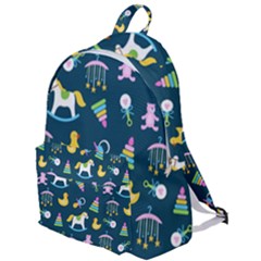 Cute Babies Toys Seamless Pattern The Plain Backpack by Apen