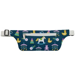 Cute Babies Toys Seamless Pattern Active Waist Bag by Apen