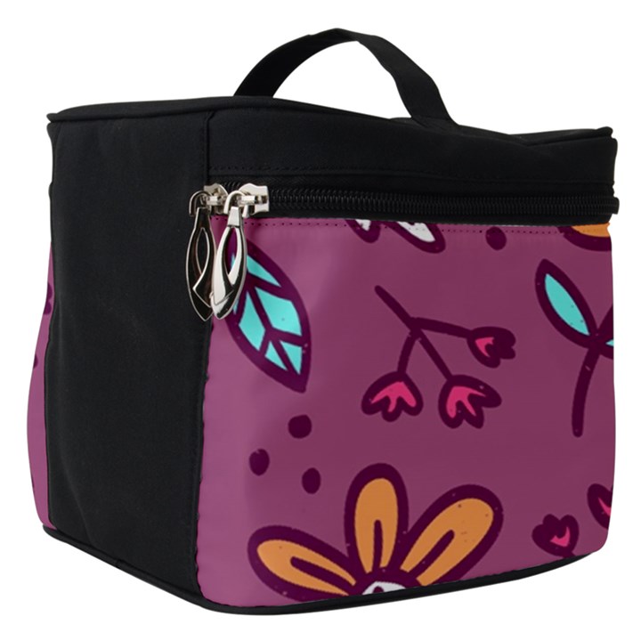 Flowers Petals Leaves Foliage Make Up Travel Bag (Small)