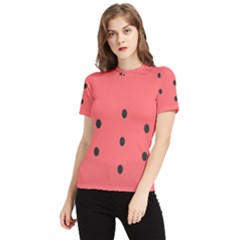 Watermelon Melon Fruit Healthy Food Meal Breakfast Lunch Juice Lemonade Summer Women s Short Sleeve Rash Guard by Maspions