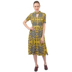 1451 Ericksays Tribal Keyhole Neckline Chiffon Dress by tratney