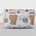 Bear Cartoon Background Pattern Seamless Animal Handbag Organizer View1