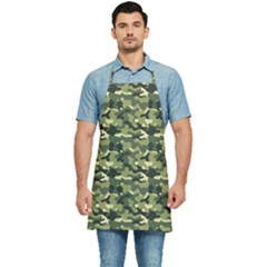 Camouflage Pattern Kitchen Apron by goljakoff