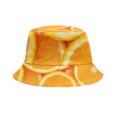 Oranges Textures, Close-up, Tropical Fruits, Citrus Fruits, Fruits Inside Out Bucket Hat by nateshop