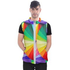 Bring Colors To Your Day Men s Puffer Vest by elizah032470