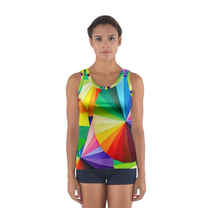 bring colors to your day Sport Tank Top 