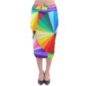 bring colors to your day Velvet Midi Pencil Skirt View1